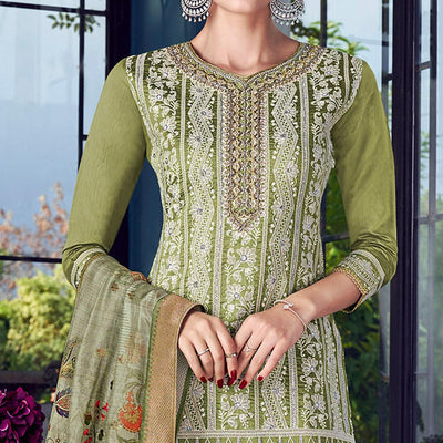 green-partywear-lakhnavi-embroidered-silk-dress-material-111803