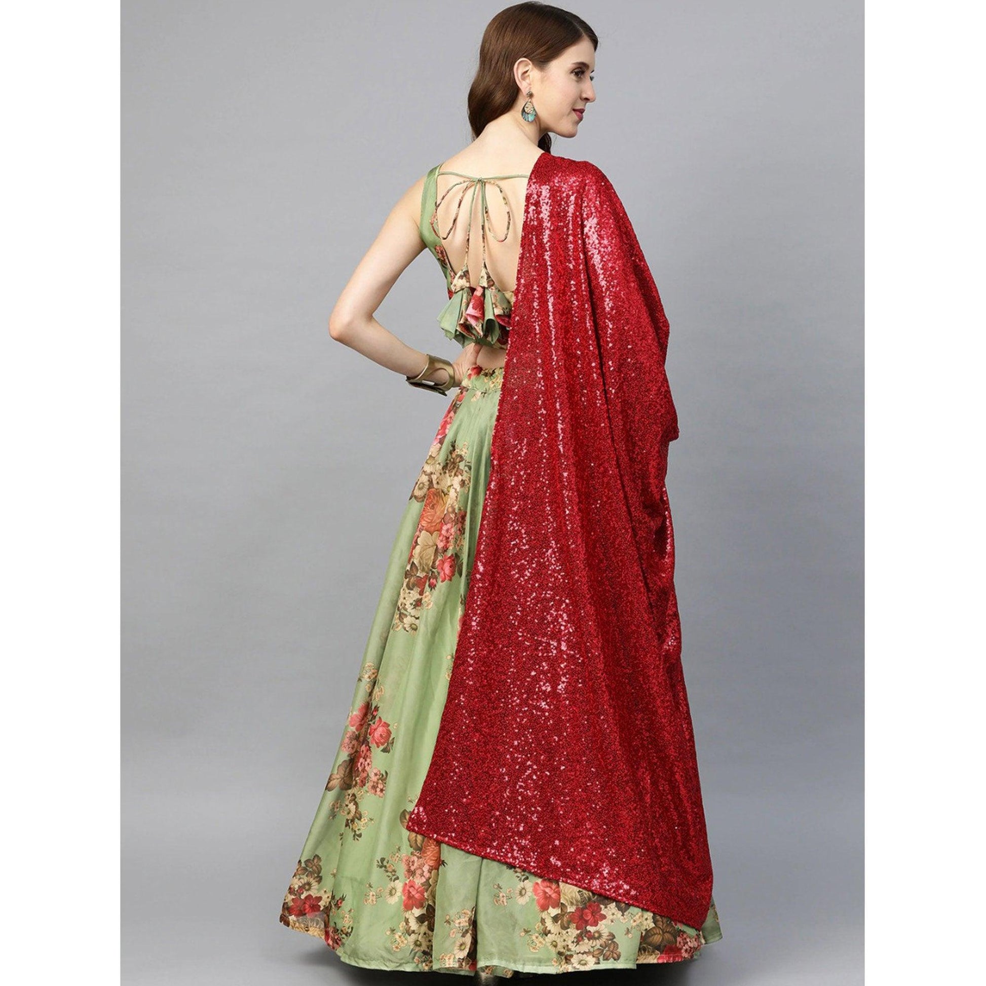 green-partywear-printed-sequence-pure-organza-lehenga-choli-134247