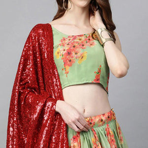 green-partywear-printed-sequence-pure-organza-lehenga-choli-134250