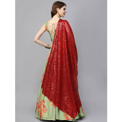 green-partywear-printed-sequence-pure-organza-lehenga-choli-134250