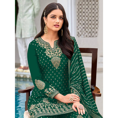 green-partywear-sequence-embroidered-faux-georgette-salwar-suit-127883