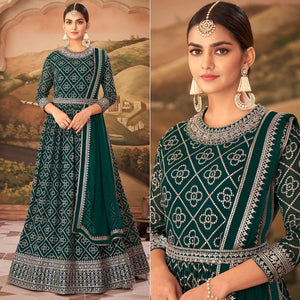 green-partywear-sequence-embroidered-georgette-gown-142370