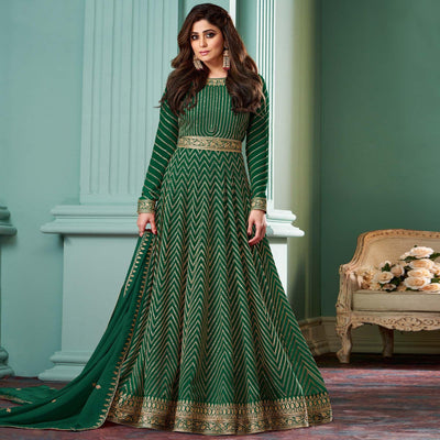 green-partywear-sequence-embroidered-georgette-gown-142603