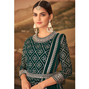 green-partywear-sequence-embroidered-georgette-gown-142370