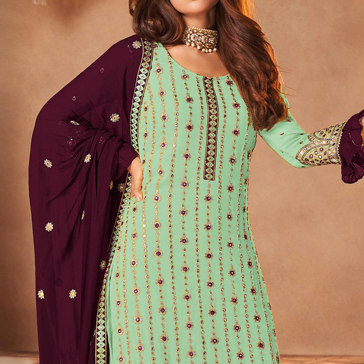 green-partywear-sequence-embroidered-heavy-faux-georgette-palazzo-suit-136243