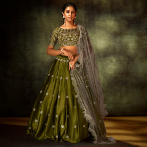 green-partywear-sequence-embroidered-satin-lehenga-choli-138768