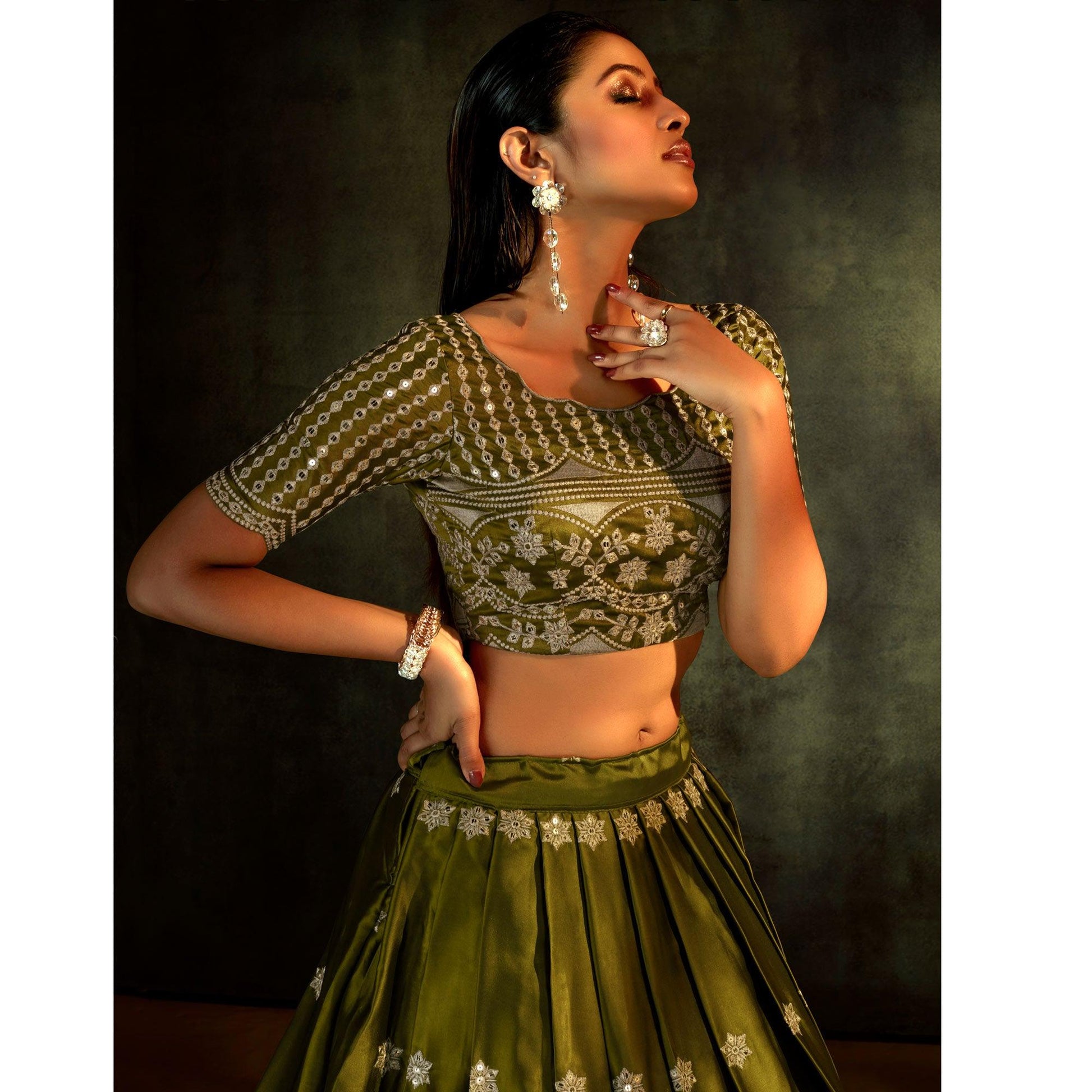 green-partywear-sequence-embroidered-satin-lehenga-choli-138768