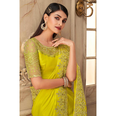 green-partywear-sequence-embroidered-silk-saree-137560