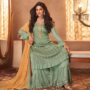 green-partywear-sequence-embroidery-georgette-palazzo-suit-137510