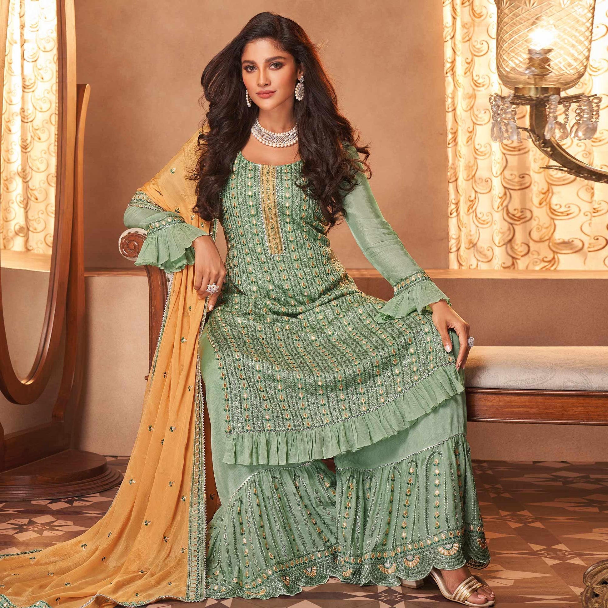 green-partywear-sequence-embroidery-georgette-palazzo-suit-137510
