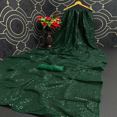 green-partywear-sequence-work-georgette-saree-123838