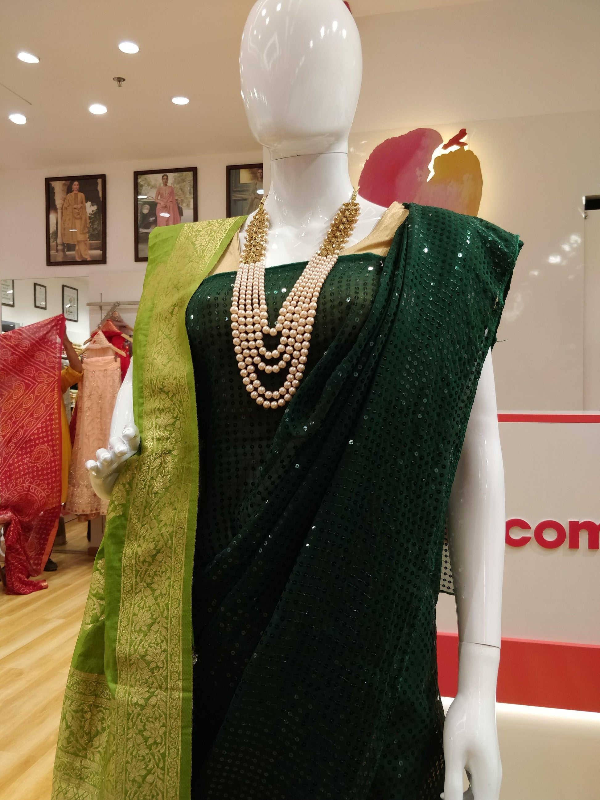 green-partywear-sequence-work-georgette-saree-123838