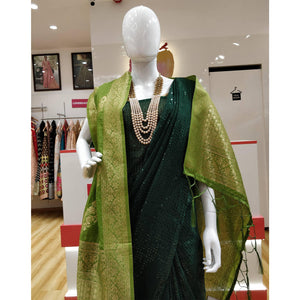 green-partywear-sequence-work-georgette-saree-123838