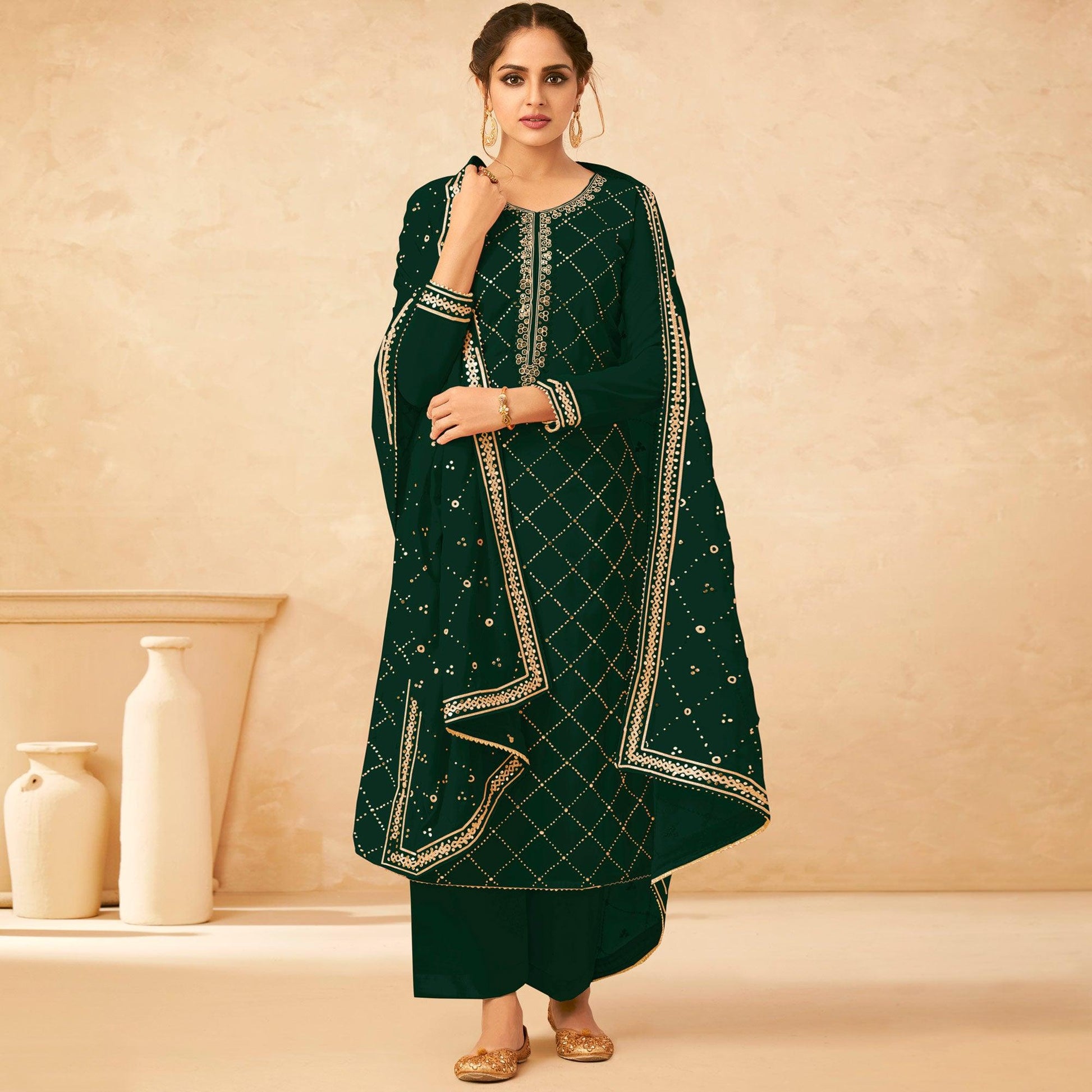 green-partywear-sequence-work-real-georgette-palazzo-suit-132565
