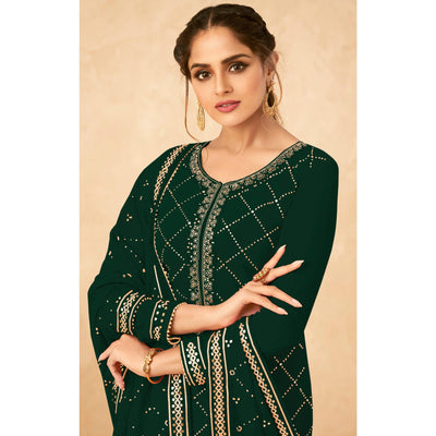 green-partywear-sequence-work-real-georgette-palazzo-suit-132565