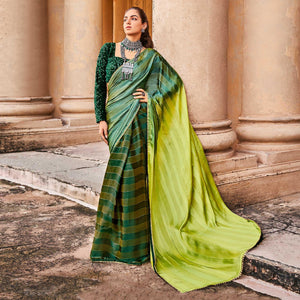 green-partywear-striped-printed-velvet-saree-with-fancy-lace-127436