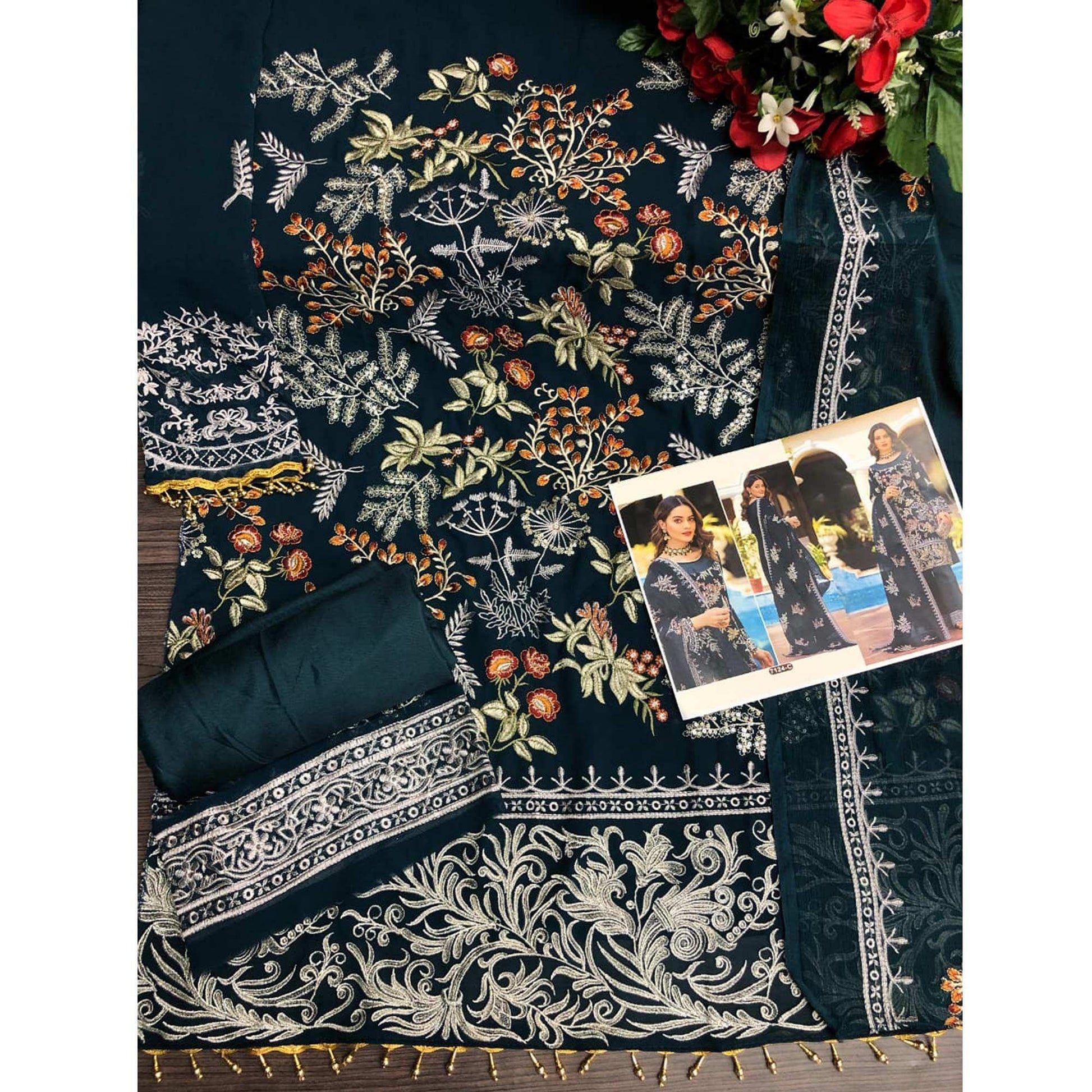 green-partywear-womens-floral-embroidered-georgette-santoon-semi-stitched-pakistani-suit-120722