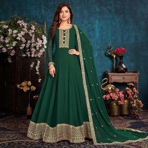 green-partywear-zari-embroidered-faux-georgette-anarkali-suit-138049