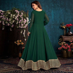 green-partywear-zari-embroidered-faux-georgette-anarkali-suit-138049