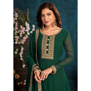 green-partywear-zari-embroidered-faux-georgette-anarkali-suit-138049