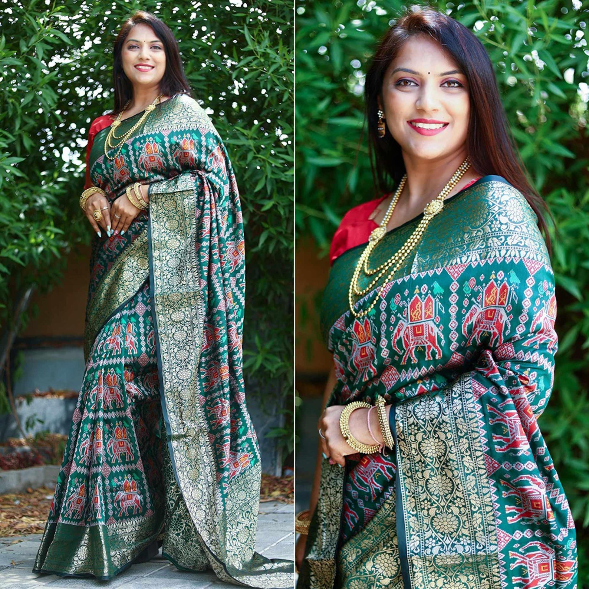 green-patola-printed-silk-saree