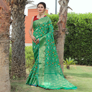 green-patola-printed-with-woven-border-banarasi-silk-saree