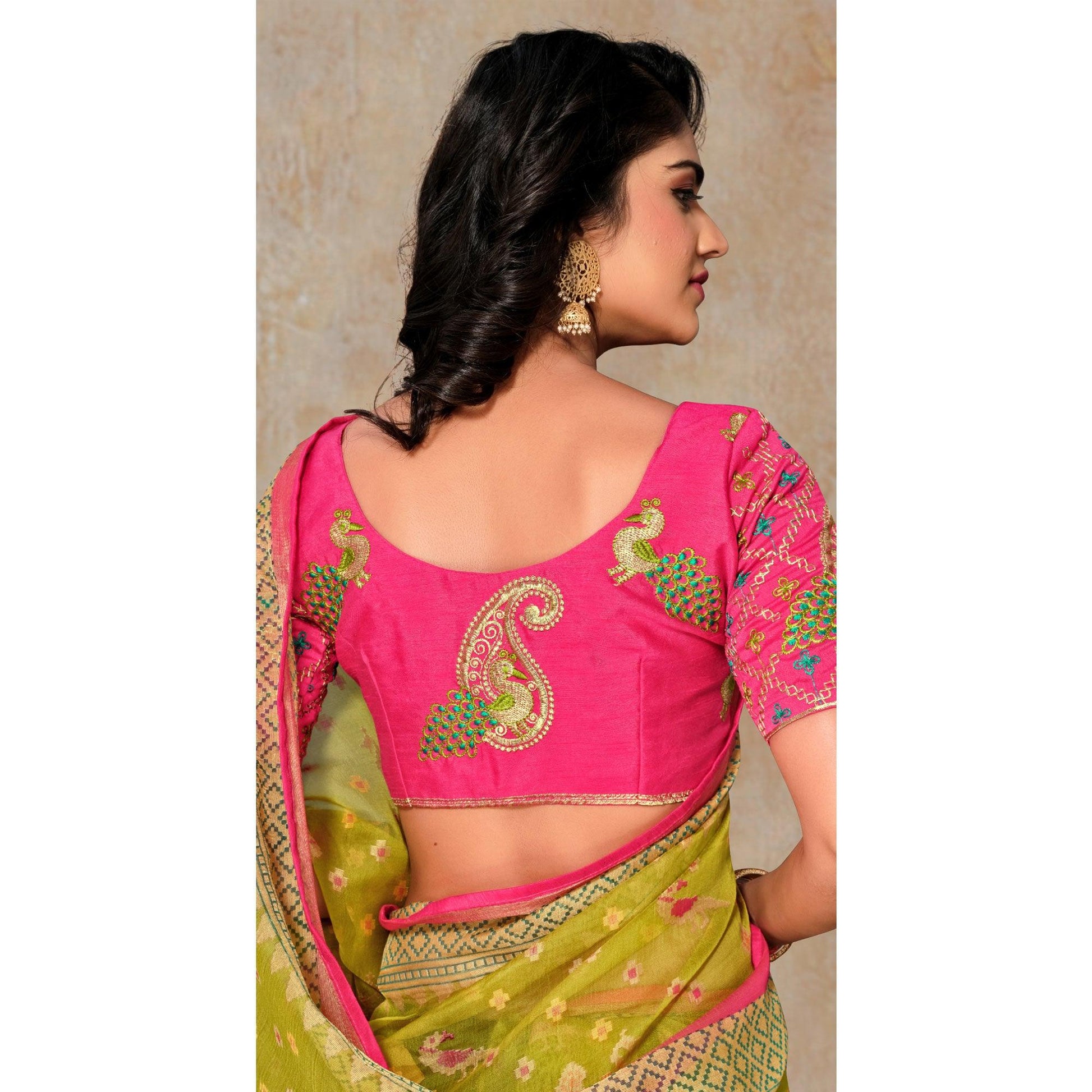 green-partywear-printed-organza-brasso-saree-131977