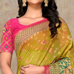 green-partywear-printed-organza-brasso-saree-131977