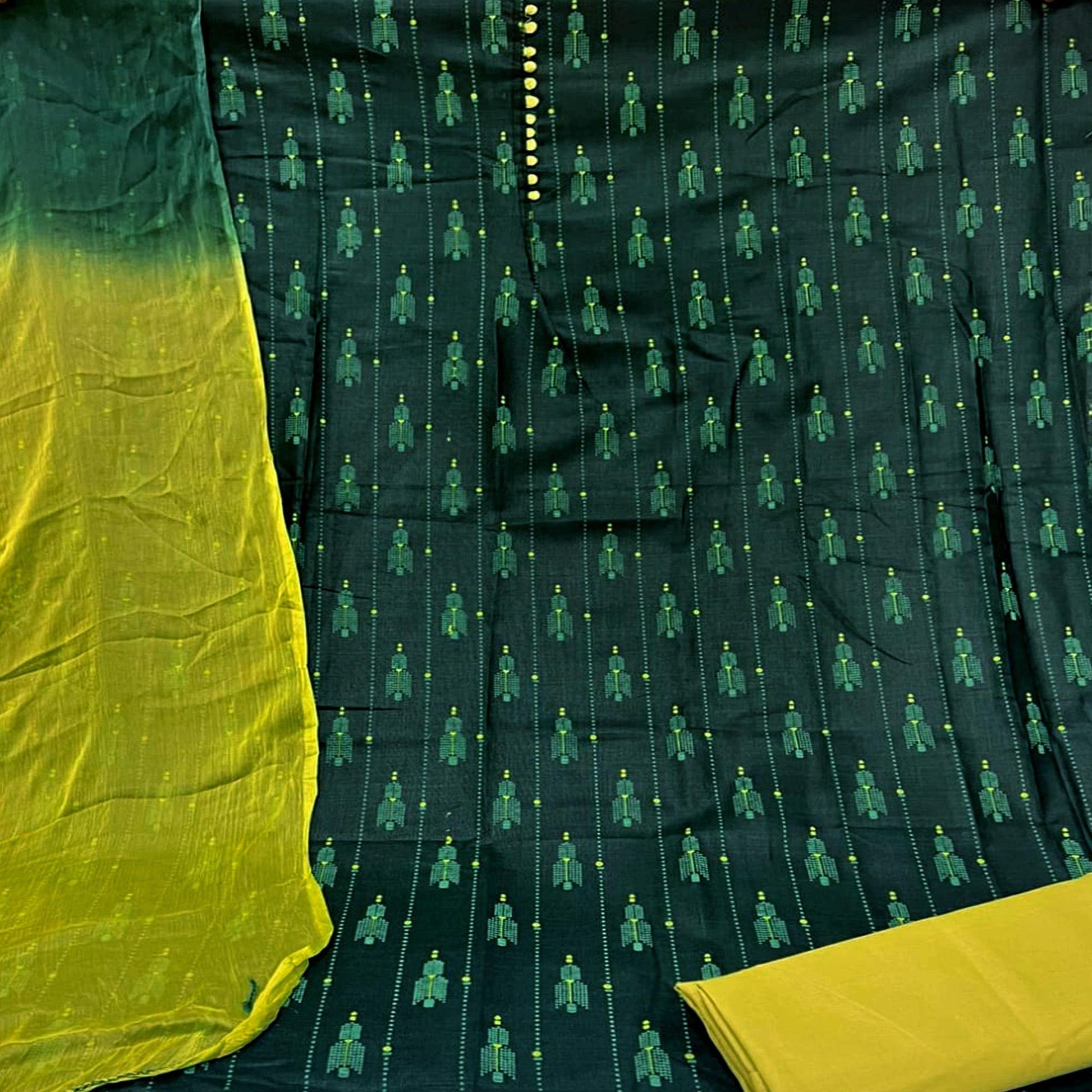 green-printed-cotton-dress-material-144090