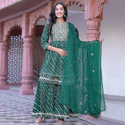green-printed-embroidered-rayon-sharara-suit