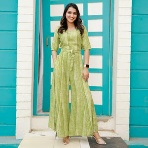 green-printed-rayon-jumpsuit
