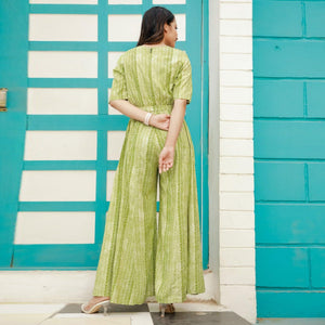 green-printed-rayon-jumpsuit