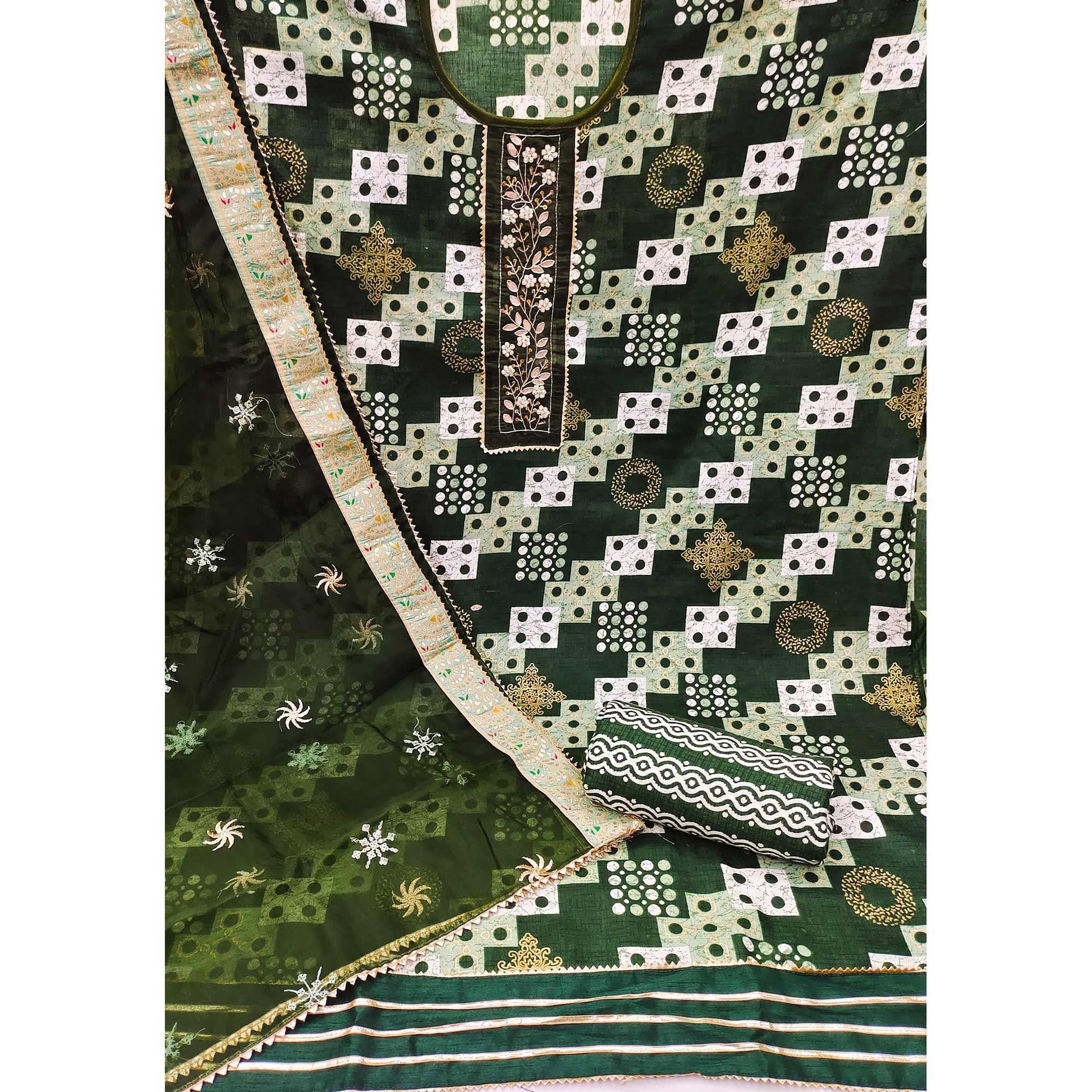 green-printed-with-embellished-poly-cotton-dress-material