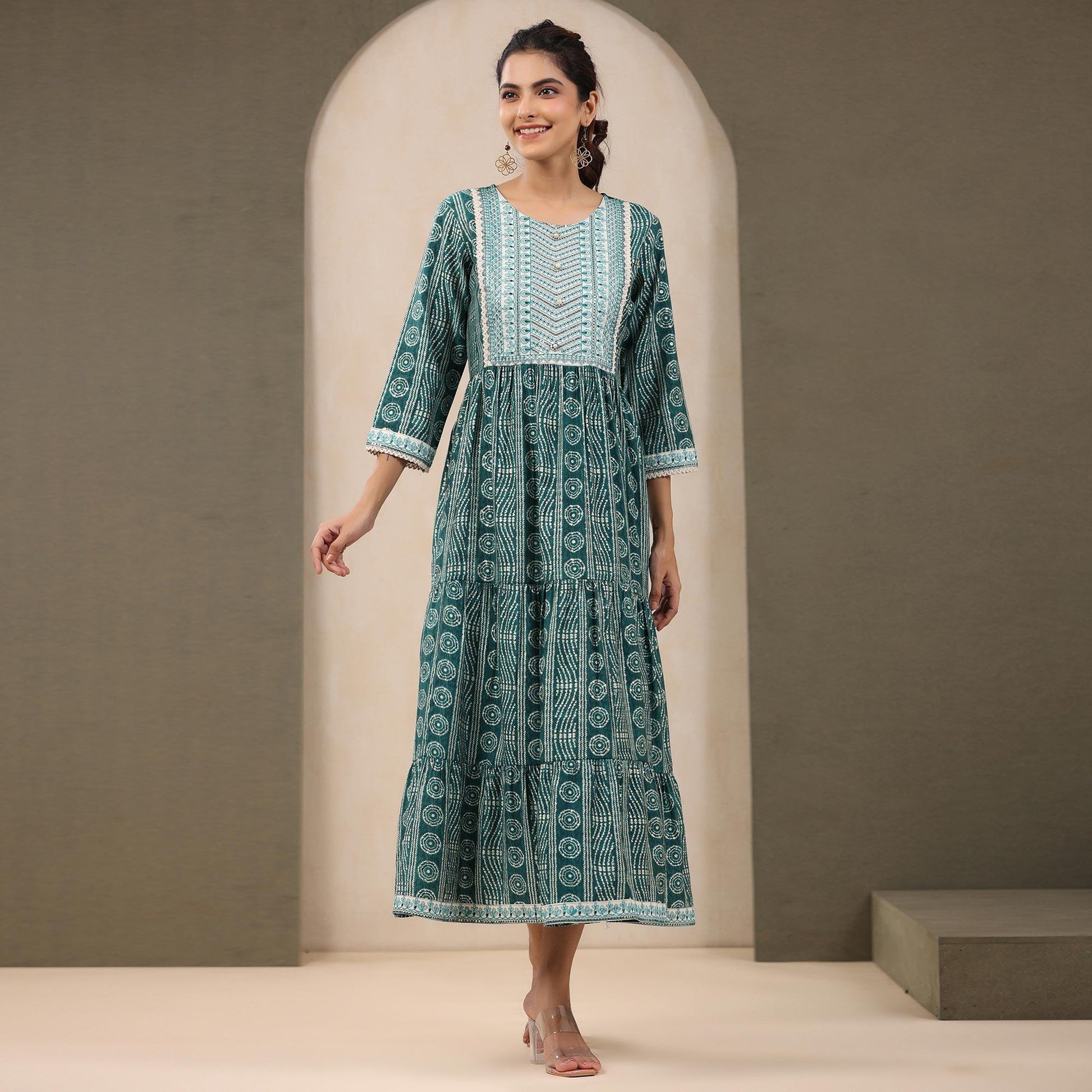 green-printed-with-embroidered-chanderi-kurti-1