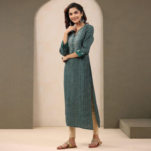 green-printed-with-embroidered-chanderi-kurti