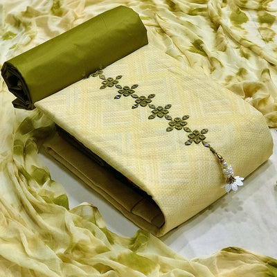 green-printed-with-embroidered-cotton-blend-dress-material