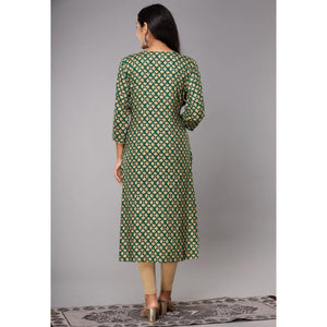 green-printed-with-gota-patti-work-pure-cotton-kurti