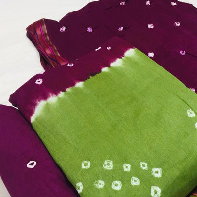 green-purple-bandhani-printed-cotton-blend-dress-material