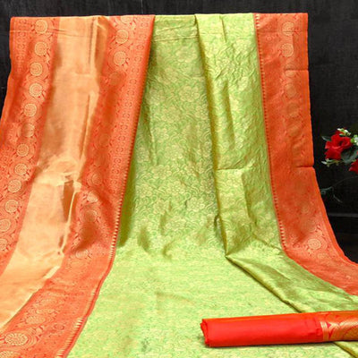 green-red-festive-wear-woven-zal-designer-border-soft-lichi-silk-saree-108234