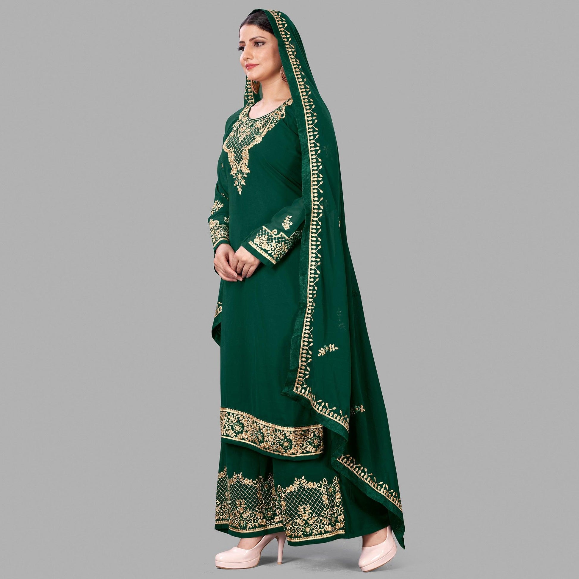 green-semi-party-wear-embroidered-heavy-georgette-palazzo-suit-105765
