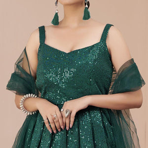 green-sequence-embroidered-art-silk-lehenga-choli-145190