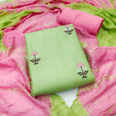 green-sequence-embroidered-chanderi-dress-material-145279
