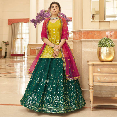 green-sequence-embroidered-chiffon-lehenga-choli