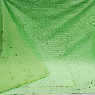 green-sequence-cotton-dress-material