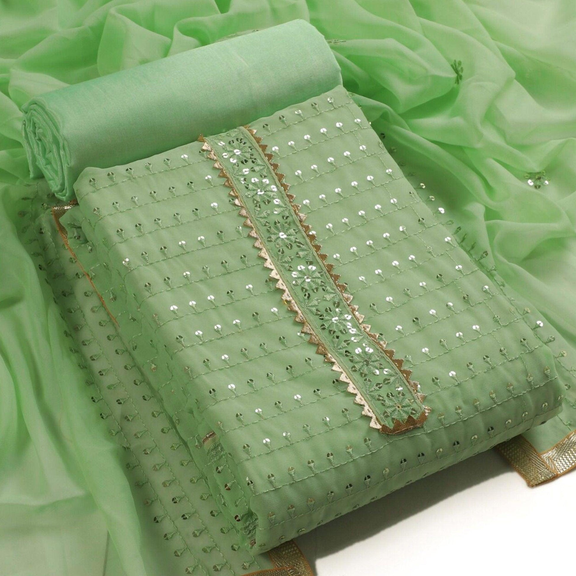 green-sequence-embroidered-georgette-dress-material