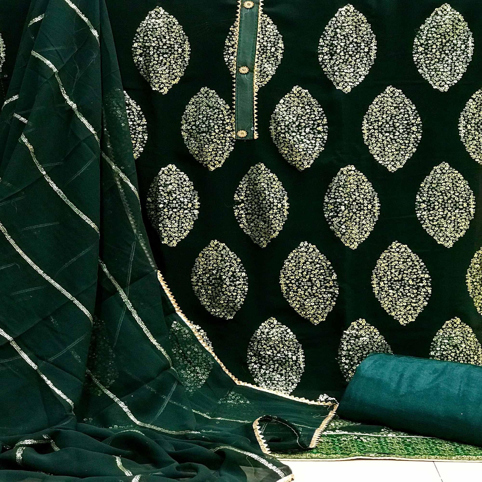 green-sequence-embroidered-georgette-dress-material-144213