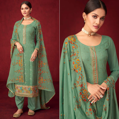 green-sequence-embroidered-georgette-partywear-suit-138931