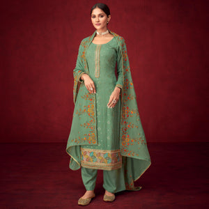 green-sequence-embroidered-georgette-partywear-suit-138931