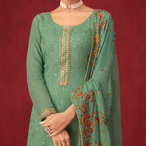 green-sequence-embroidered-georgette-partywear-suit-138931