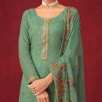 green-sequence-embroidered-georgette-partywear-suit-138931